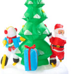 Selbstaufblasendes XXL Weihnachtsbaum-Karussell, 150 cm