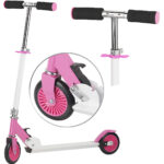 Klappbarer City-Roller für Kinder, ultraleicht, max. 50 kg, rosa
