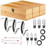 3x 5-teiliges Sommelier-Set in edler Geschenkbox für 1 Weinflasche 3x 5-teiliges Sommelier-Set in edler Geschenkbox für 1 Weinflasche