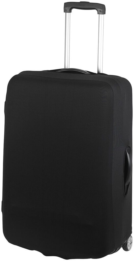 Elastische Schutzhülle für Koffer bis 63 cm Höhe, Grösse L, schwarz