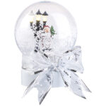 Schneekugel mit singendem Weihnachtsmann, berührungsaktiv, LED-Laterne