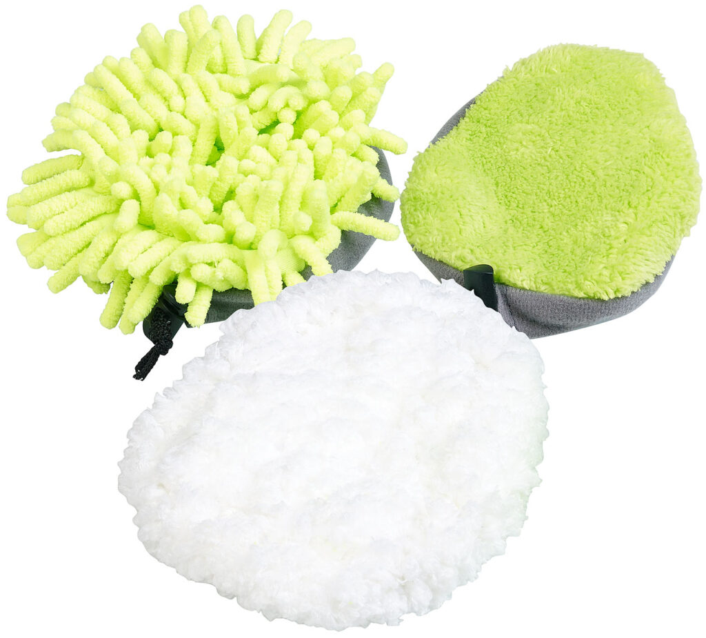 3er-Set Ersatz-Mikrofaser-Aufsätze für 3in1-Oberflächen-Reiniger