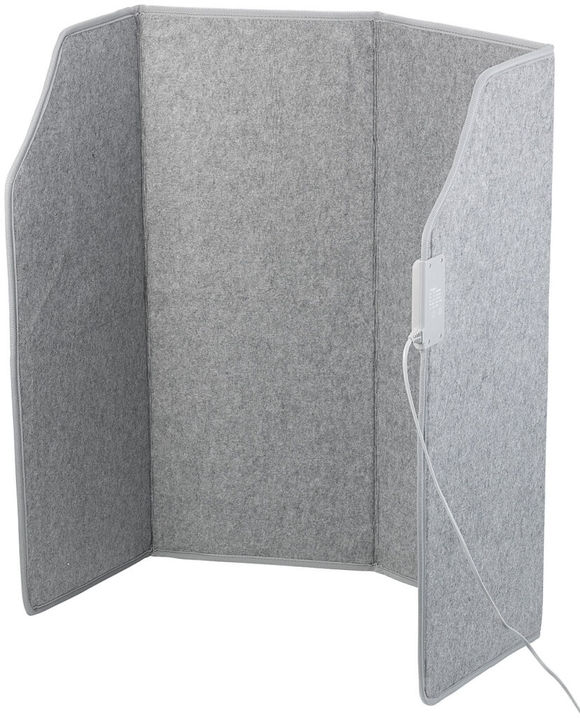 Faltbares Fern-Infrarot-Heizpanel, bis 65 °C, 400 Watt, Grösse L