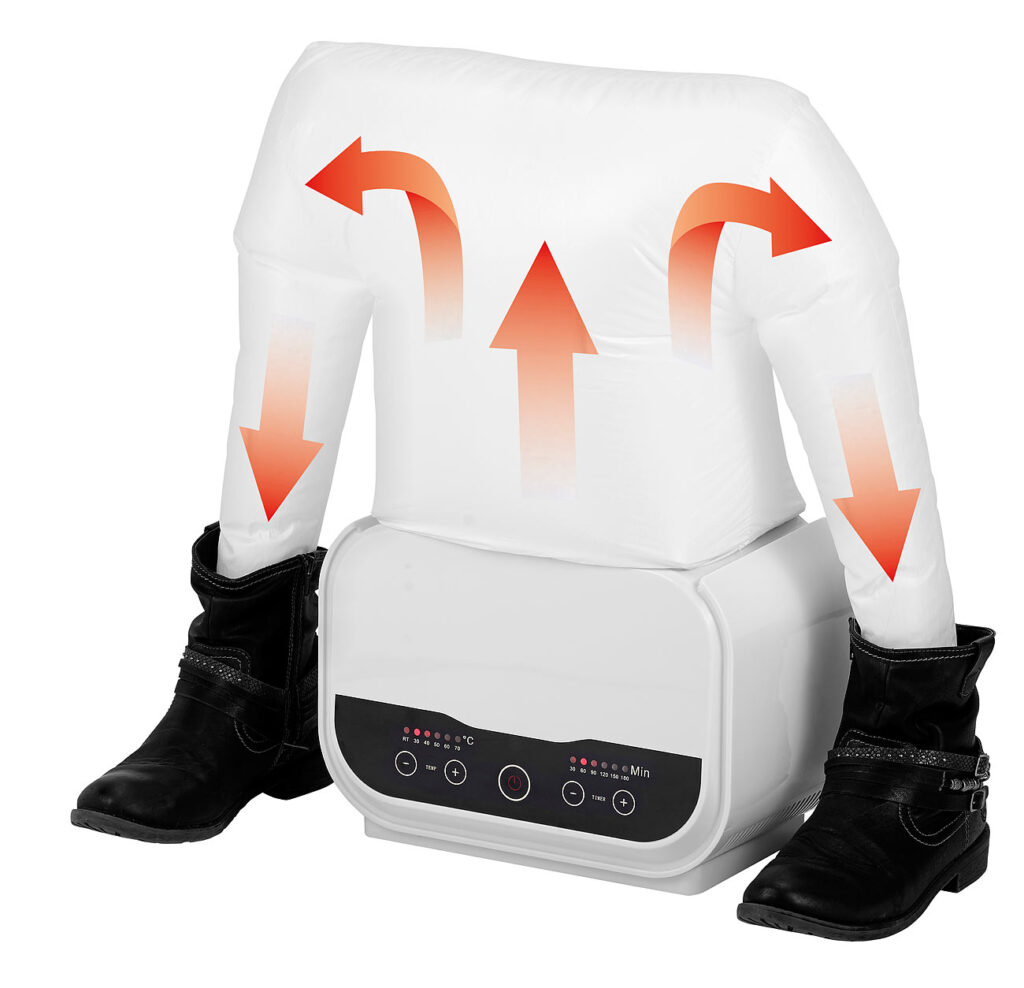 Schuhtrockner-Aufsatz für digitale Bügelpuppe BP-350