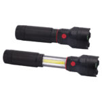 Leistungsstarke LED Taschenlampe mit Arbeitsleuchte, 2-in-1,Magnethalter, 300 lm, IPX4