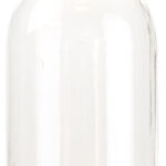 Deko-Glasflasche mit LED-Kerze, bewegliche Flamme, Timer, Tannen-Motiv