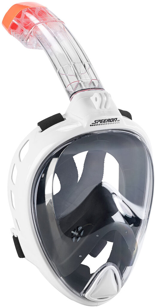 Tauchmaske mit Schnorchel und Action-Cam-Halterung, Grösse L