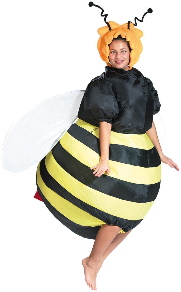 Selbstaufblasendes Kostüm „Fette Biene“ Selbstaufblasendes Kostüm „Fette Biene“