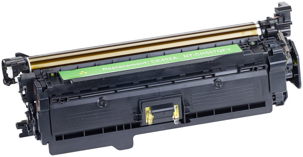 Kompatibler Toner für HP CE402A / 507A, yellow Kompatibler Toner für HP CE402A / 507A, yellow