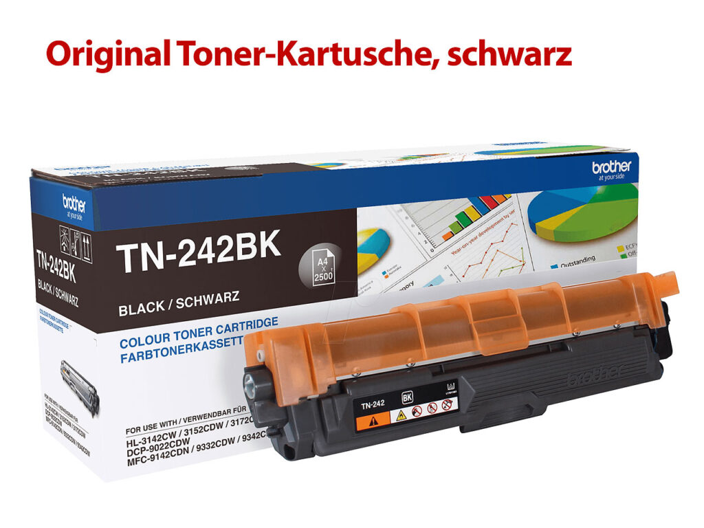 Original Toner-Kartusche TN-242BK, schwarz Original Toner-Kartusche TN-242BK, schwarz