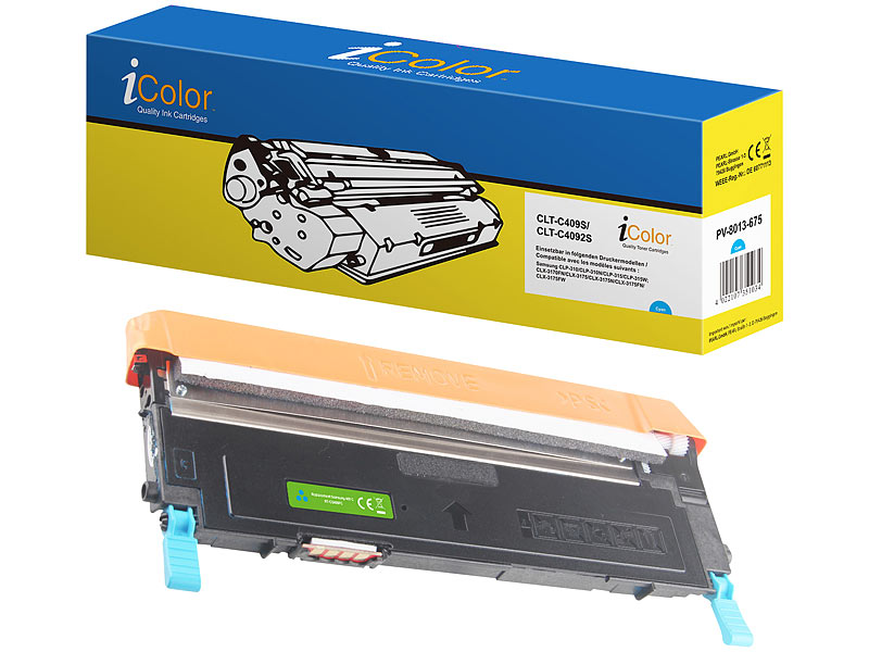 Toner für Samsung CLX-3175, cyan Toner für Samsung CLX-3175, cyan