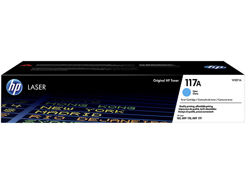 117A Original Toner, W2071A, cyan 117A Original Toner, W2071A, cyan