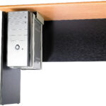 Universal-Schienen-Halterung zur PC-Untertisch-Montage