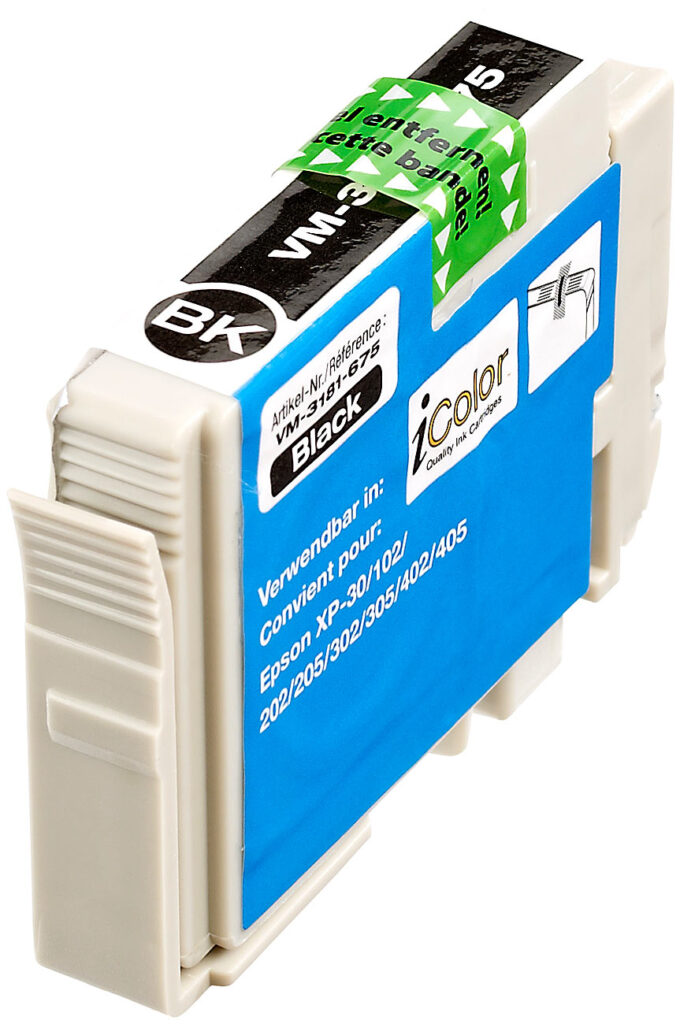 Patrone für Epson (ersetzt T1812 T1813 T1814 / 18XL), black