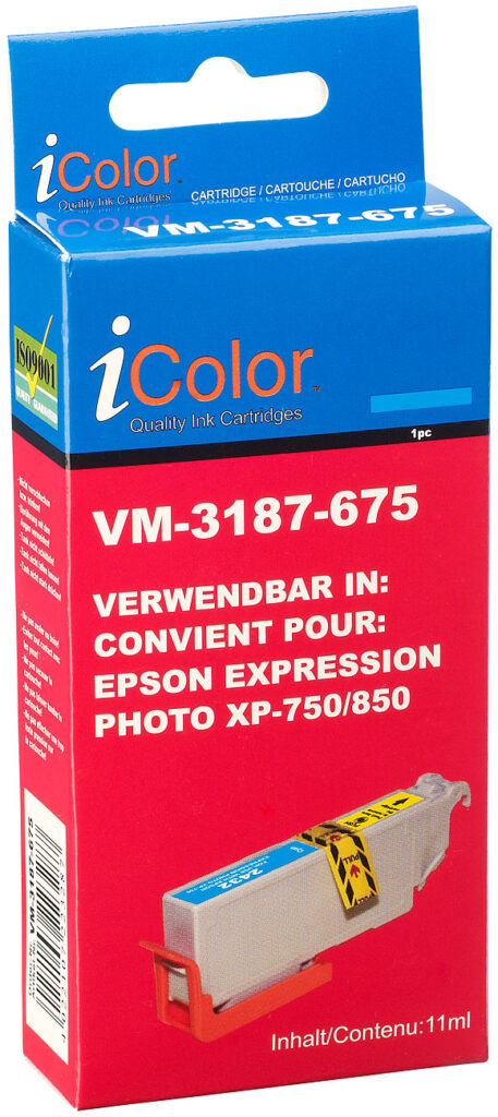 Tintenpatrone für Epson (ersetzt T2432 / 24XL), cyan