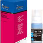 Nachfüll-Tinte für Epson, ersetzt Epson C13T00R240, cyan (blau)