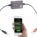 Kfz-Batterie-Wächter mit Bluetooth und App, für 12-Volt-Batterien Kfz-Batterie-Wächter mit Bluetooth und App, für 12-Volt-Batterien