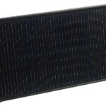 Mobiles Solarpanel mit monokristallinen M10 Zellen, MC4-komp., 60 Watt, schwarz
