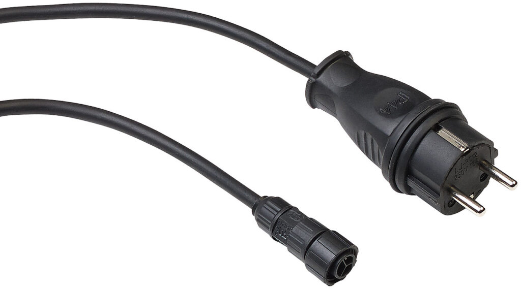 Steckdosen-Anschlusskabel für WLAN-Mikroinverter SMI-350, 5 m, IP44