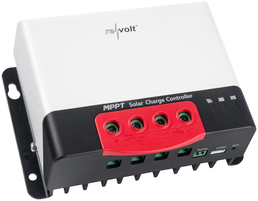 MPPT-Solarladeregler für 12/24 V, bis 20 A / 520 W, Bluetooth und App