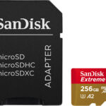 Extreme microSDXC (SDSQXAV-256G-GN6MA), 256 GB, 190 MB/s, U3 / A2 Extreme microSDXC (SDSQXAV-256G-GN6MA), 256 GB, 190 MB/s, U3 / A2
