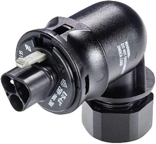 RST20i3-Steckverbinder, gedrehte Kontakte mit Schraubanschluss, 90°