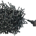 2er-Set LED-Büschel-Lichterkette, 600 LEDs, 8 Modi, IP44, 6 m, warmweiss