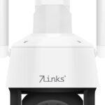 PTZ-Überwachungskamera mit 2K+, Laser-LEDs, 20x-Zoom, WLAN, App, 360°