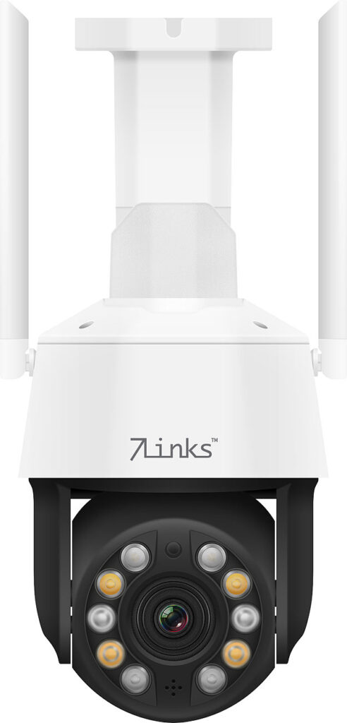 PTZ-Überwachungskamera mit 2K+, Laser-LEDs, 20x-Zoom, WLAN, App, 360°