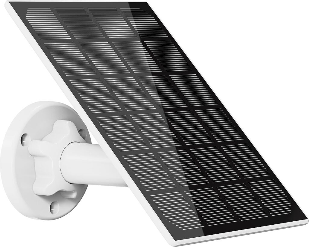 4er-Set Universal-Solarpanel für Akku-IP-Kameras, 3W, IP65