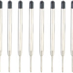 10er-Set Kugelschreiberminen, schwarz 10er-Set Kugelschreiberminen, schwarz