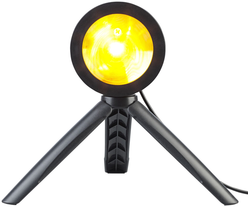 Sonnenuntergangs-LED-Projektionslicht mit Stativ, Ø 8 cm, USB, 7 Watt