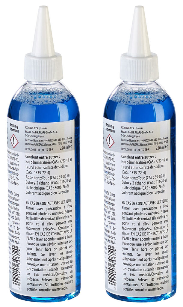 2er-Set Boden-Reinigungslösung für Saug- und Wischroboter, 2x 220 ml