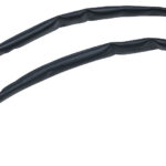 2er-Set flache Solarkabel-Fenster-Durchführung, MC4-kompatibel, 35 cm