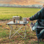 2er-Set Faltbarer Campingtisch, praktisch zum überall mit hinnehmen 2er-Set Faltbarer Campingtisch, praktisch zum überall mit hinnehmen