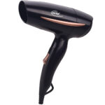 Klappbarer Reise-Haartrockner, schwarz, 1200 W