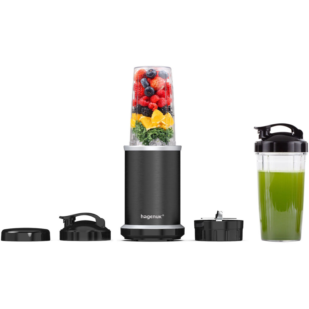 Smoothies Maker mit To-Go Becher, 1000 W, schwarz