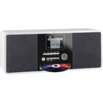 Stereo-Hybridradio DAB+ & UKW, mit CD-Player, schwarz-weiss, Bluetooth, 2x 15 W