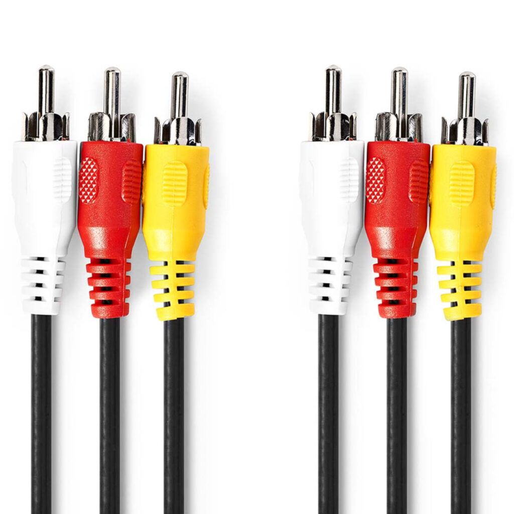 Composite-Videokabel, 1.5m, schwarz