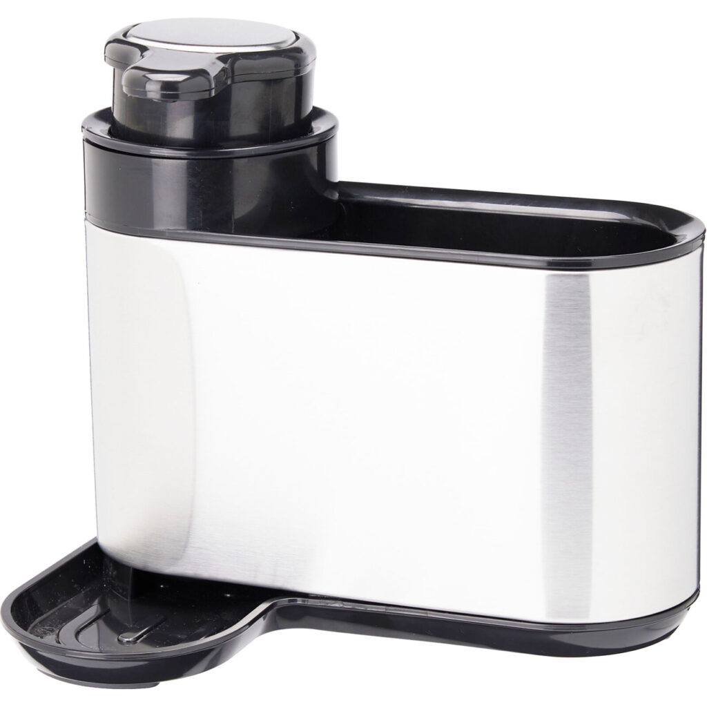 Edelstahl Seifen- & Spülmittelspender mit Halterung