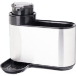 Edelstahl Seifen- & Spülmittelspender mit Halterung