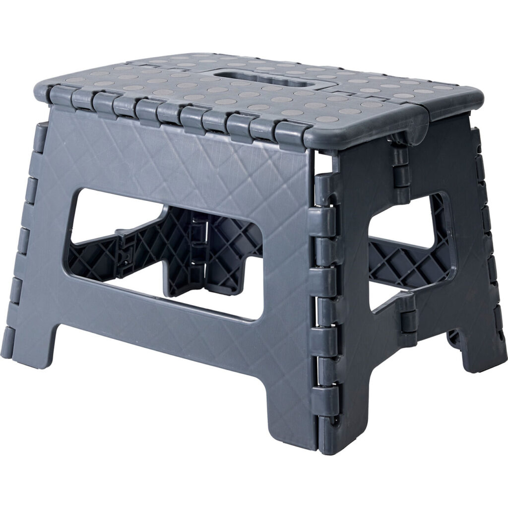 Klapphocker 26 x 22 x 22 cm, grau