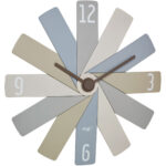 Design-Wanduhr CLOCK IN THE BOX, Masse: Ø 40 cm, bunt