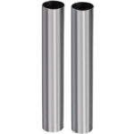 2er-Set Sichtschutzfolie, silber-matt, 60 x 200 cm