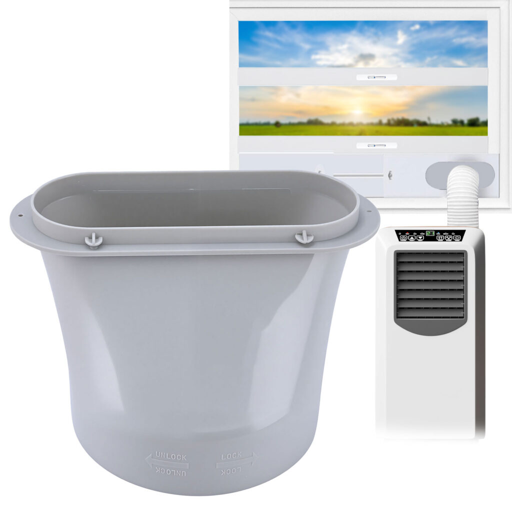 Abluftschlauch-Adapter für Klimaanlagen-Abluftschläuche, Ø 15,5 cm