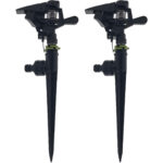 2er-Set Kreisregner mit Erdspiess, 30°-360° 2er-Set Kreisregner mit Erdspiess, 30°-360°