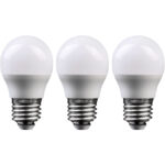 3er-Set LED-Tropfenlampe, G45, E27, 240 lm, 3 W, 3000 K, warmweiss