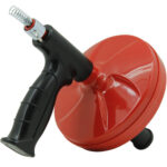 Rohrreinigungsspirale mit drehbarer Trommel, 4 m Rohrreinigungsspirale mit drehbarer Trommel, 4 m