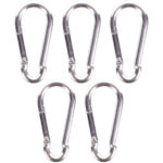 Mini-Karabiner-Set, 5-tlg., 8 x 80 mm