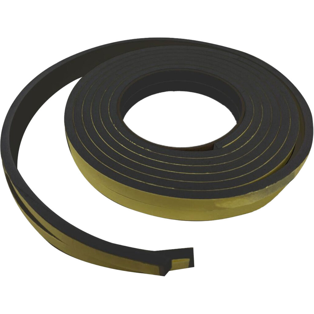 Dichtungsband selbstklebend, 2er-Set mit je 2.75 m, schwarz